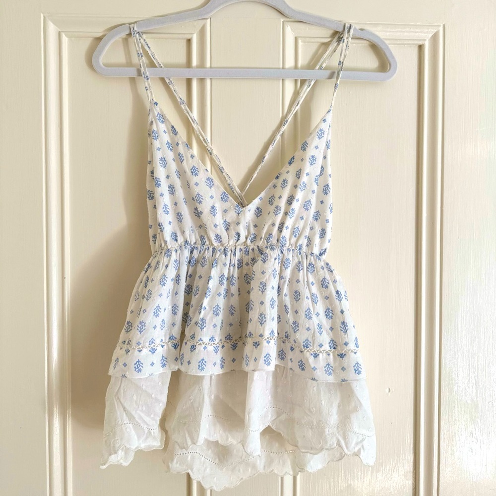 Floral tank top